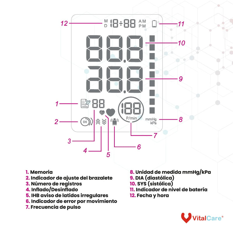 Baumanómetro digital para brazo por voz YE670A