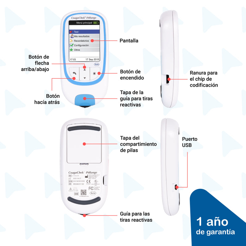 Coaguchek Inrange Medidor de Coagulación