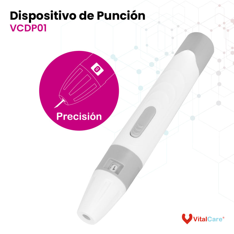 Dispositivo de Punción con Ajuste de Profundidad VitalCare