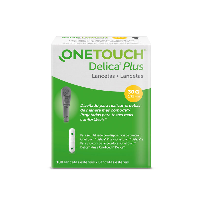 Lancetas Delica Plus  100 Piezas  OneTouch