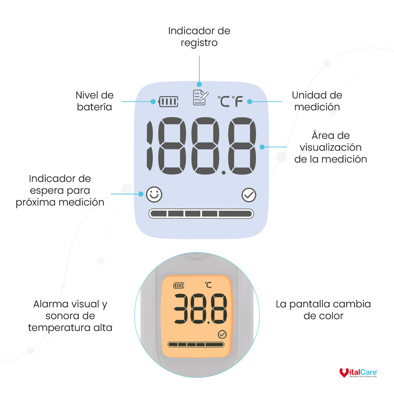 Termómetro infrarrojo de oído YHT-101