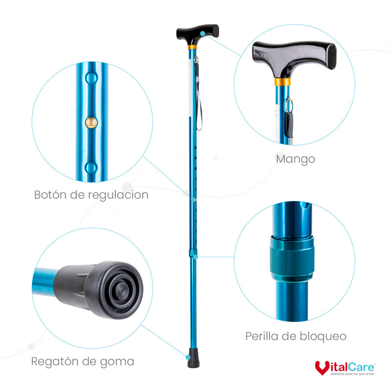 Bastón Con Mango Recto VitalCare YU822