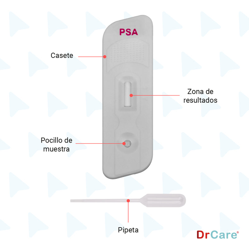 Prueba Rápida de Antígeno Prostático Específico PSA 40 Casetes