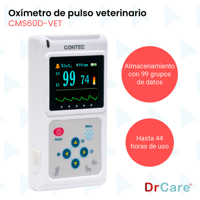 Oxímetro De Pulso Para Uso Veterinario