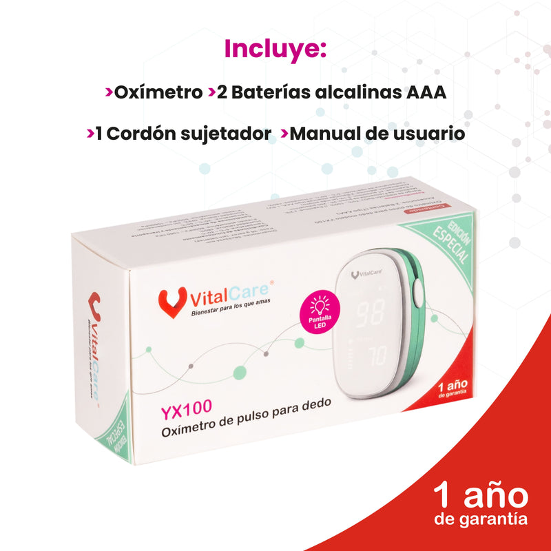 Oxímetro de pulso de dedo Colección Menta - YX100