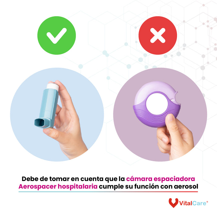 Aerocámara Espaciadora Hospitalaria Infantil Aerospacer