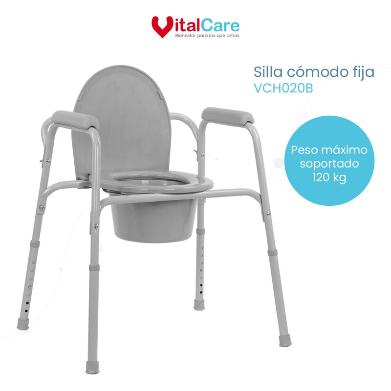 Silla Cómodo Fija Con Altura Ajustable Para Baño o Ducha