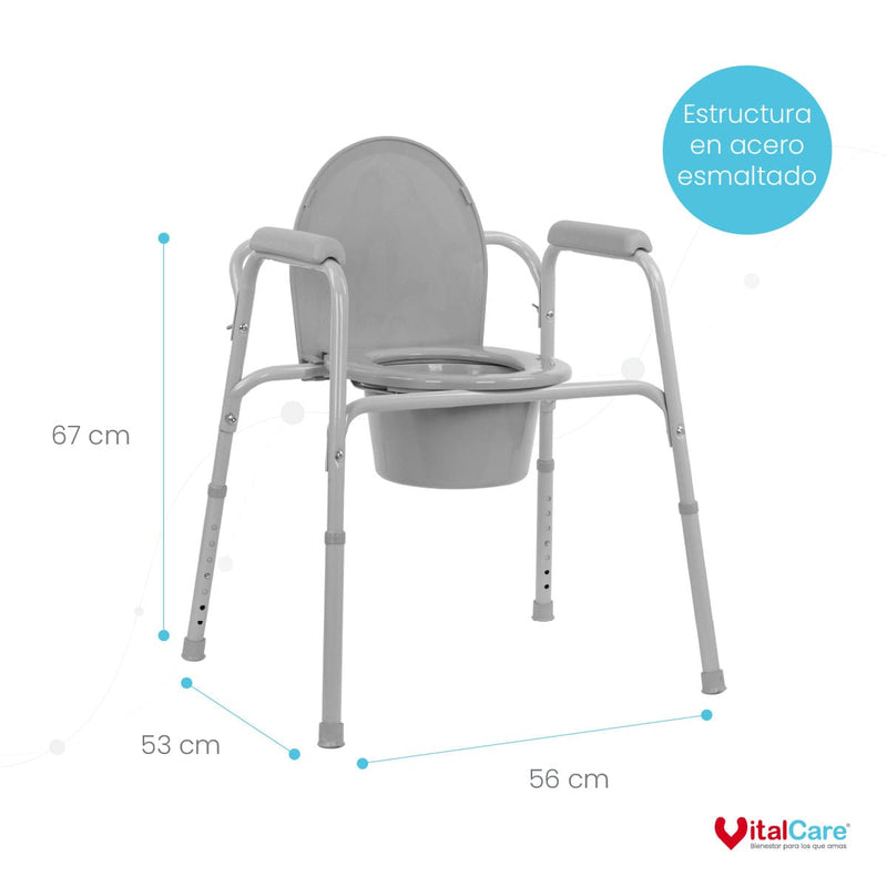 Silla Cómodo Fija Con Altura Ajustable Para Baño o Ducha