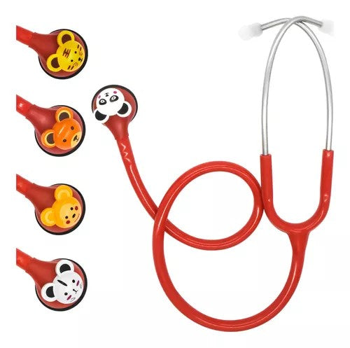 Estetoscopio Pediátrico con 5 Caritas Intercambiables Medstar