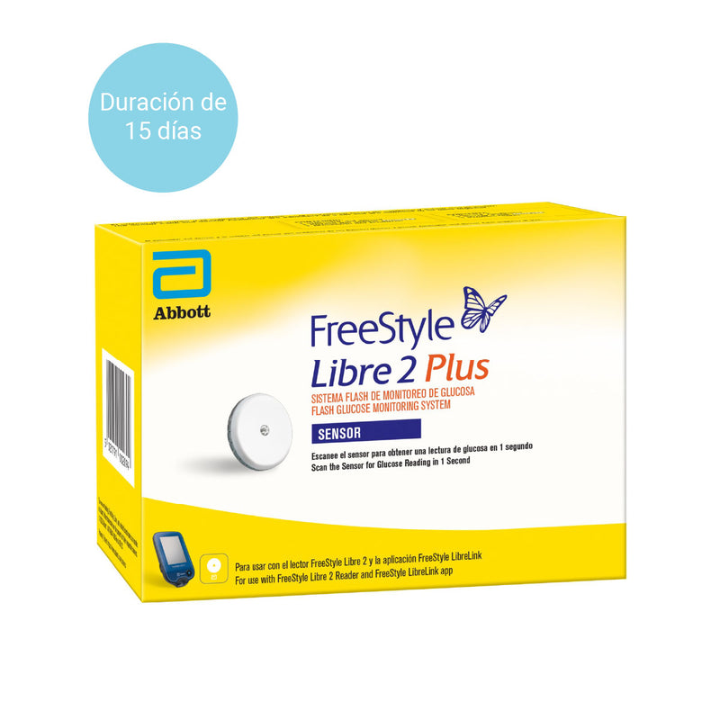 FreeSyle Libre 2 Plus Sensor De Monitoreo Para Glucosa