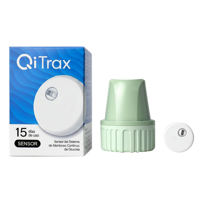 Sensor Monitoreo Glucosa Continuo Bluetooth Qi Trax