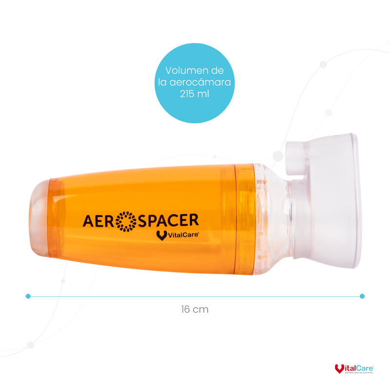Aerocámara Premium Aerospacer con mascarilla - Lactante