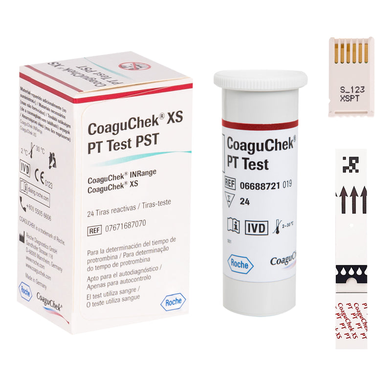 Tiras reactivas CoaguChek XS PT Test 24 Piezas