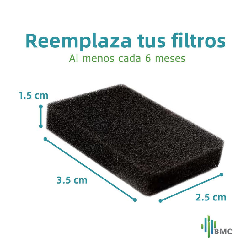 Filtro de Aire Original BMC G3 | Repuesto para CPAP y BPAP | Paquete con 2 Piezas