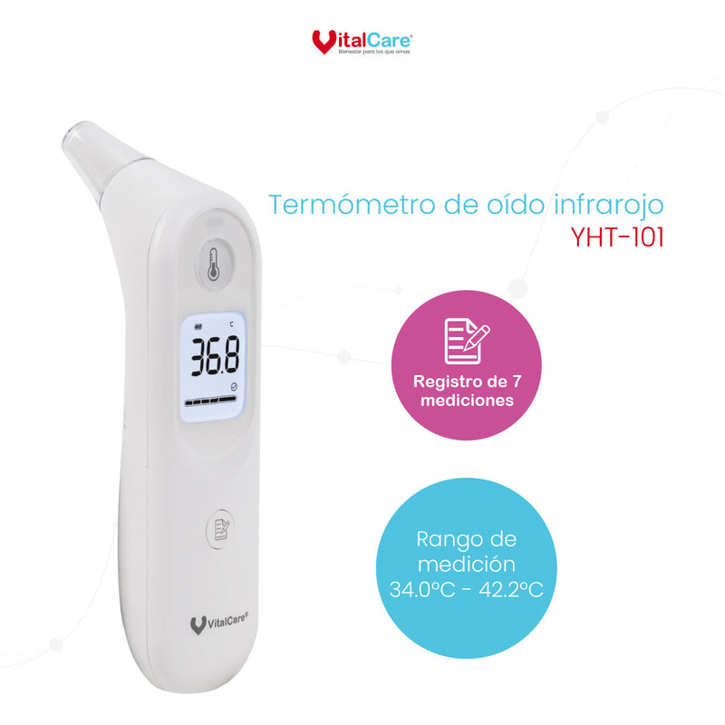 Termómetro infrarrojo de oído YHT-101