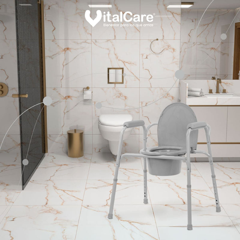Silla Cómodo Fija Con Altura Ajustable Para Baño o Ducha