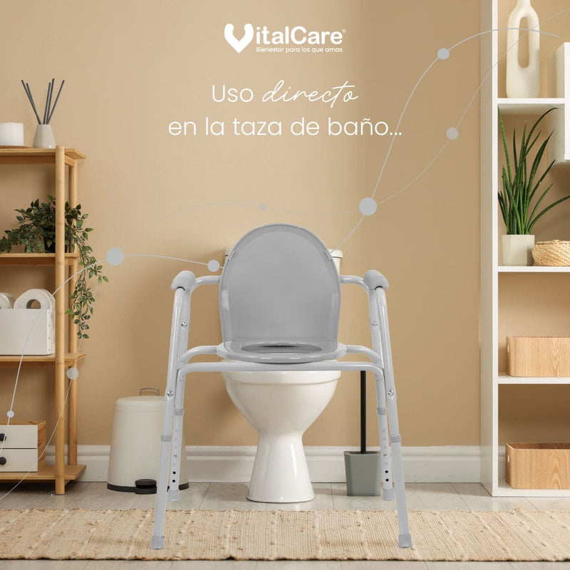 Silla Cómodo Fija Con Altura Ajustable Para Baño o Ducha