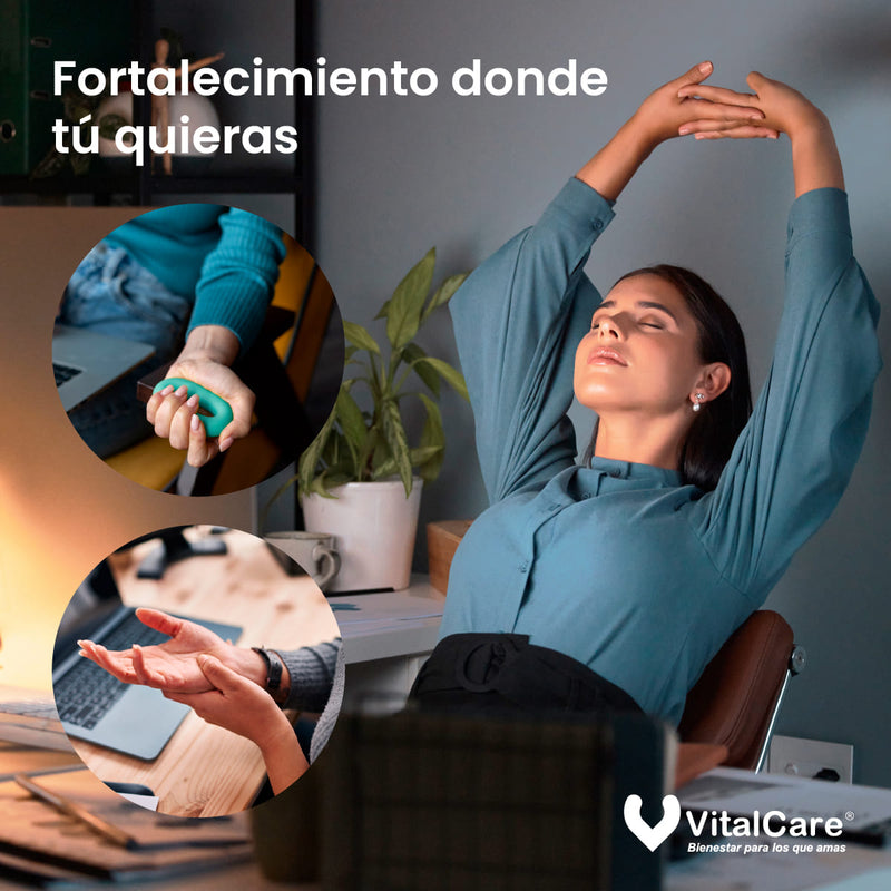 Set De 3 Ejercitadores para manos - Distintos niveles de resistencia