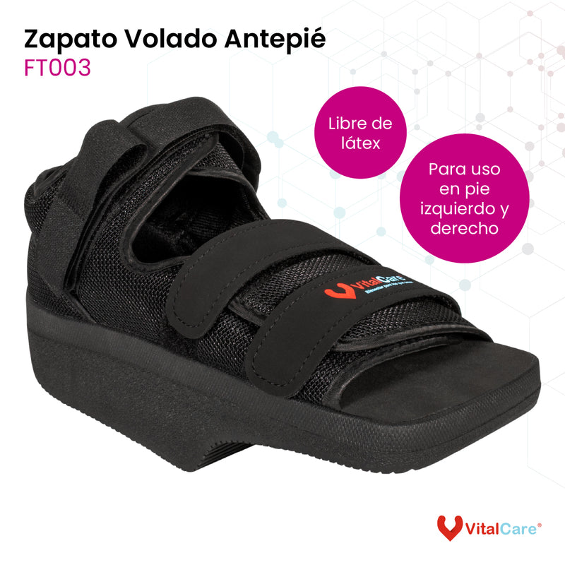 Zapato Volado Antepié con Suela Antideslizante y Correas Ajustables