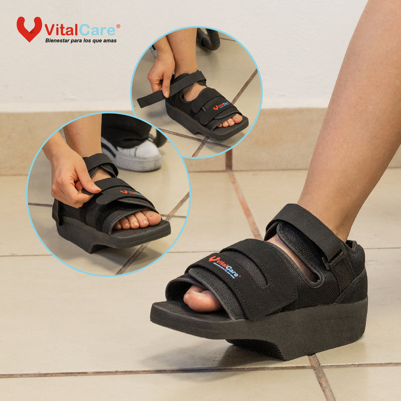 Zapato Volado Antepié con Suela Antideslizante y Correas Ajustables