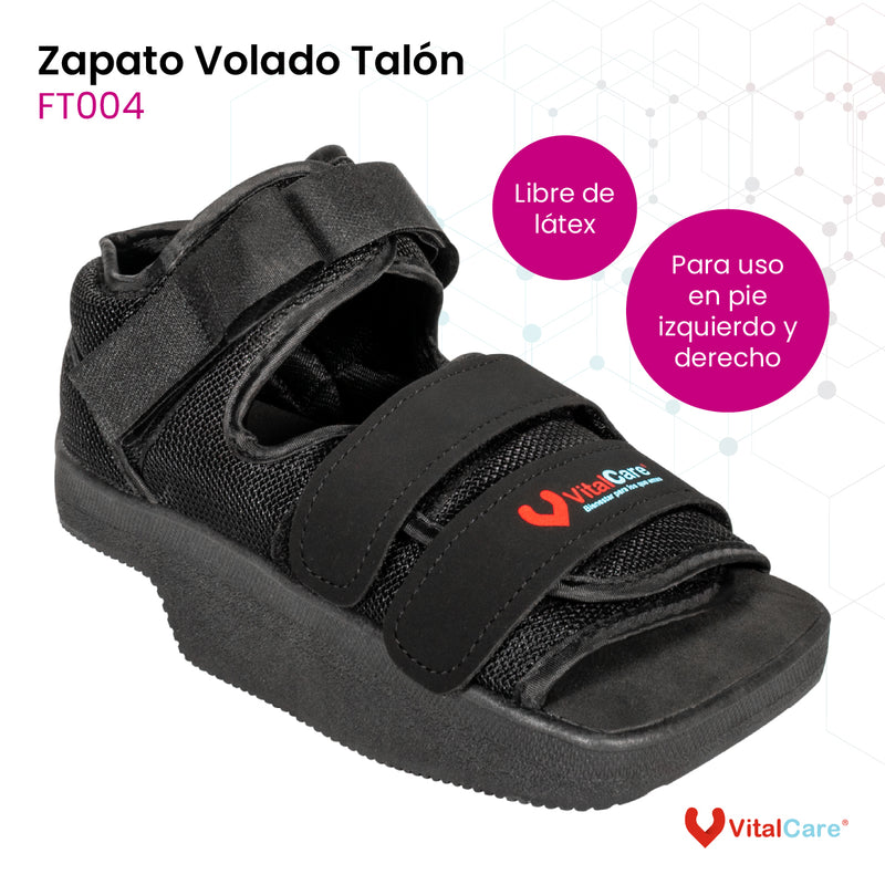 Zapato Volado de Talón con Suela Antideslizante y Correas Ajustables