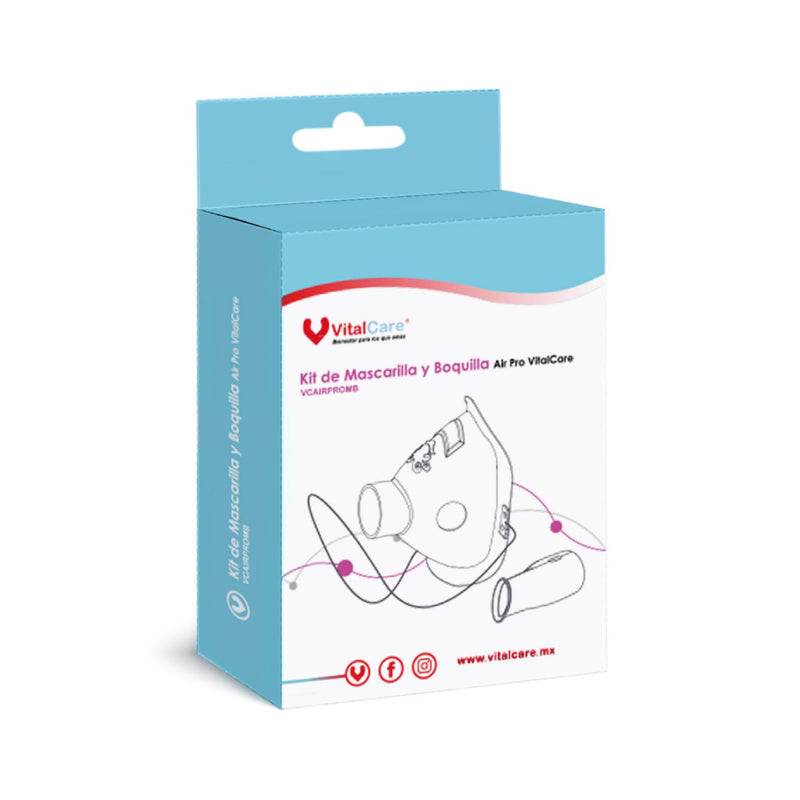 Kit de mascarillas y boquilla para nebulizador de malla AirPro