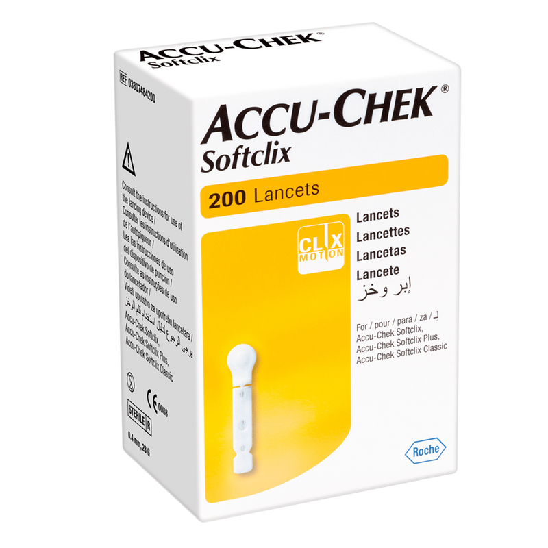 Lancetas Accu-Chek Softclix 200 piezas.
