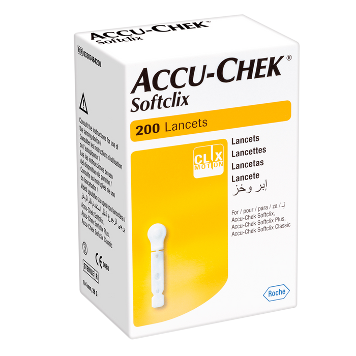 Lancetas Accu-Chek Softclix 200 piezas.