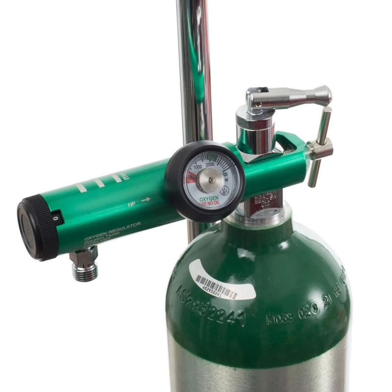 Tanque De Oxígeno De 682 Lts con Carrito, Vaso y Cánula