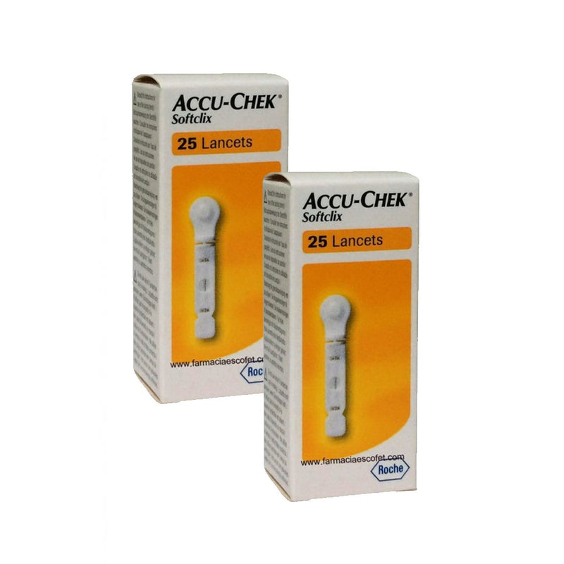 Kit De 50 Lancetas Accu-chek Softclix