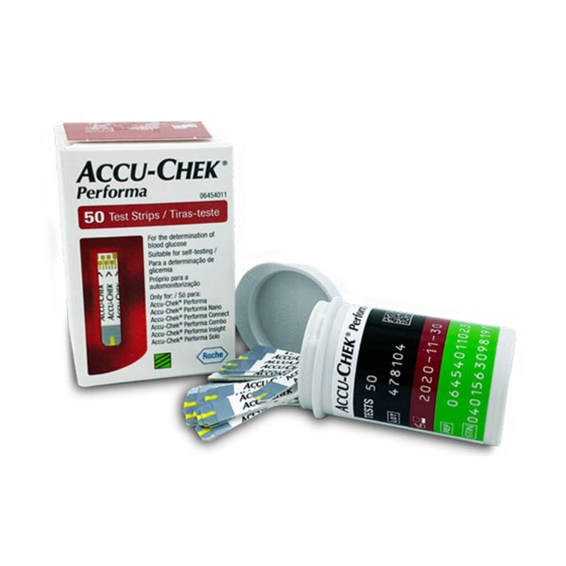 Kit De 100 Tiras Reactivas Accu-chek Performa