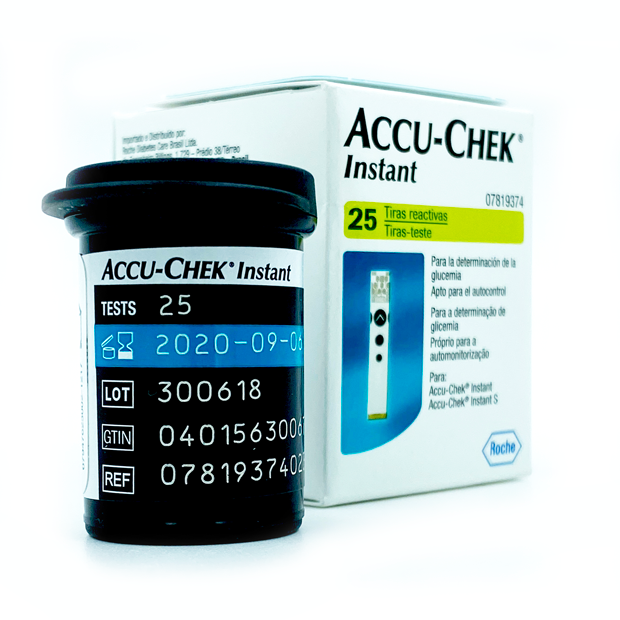 Tiras Accu-Chek Instant 25 piezas