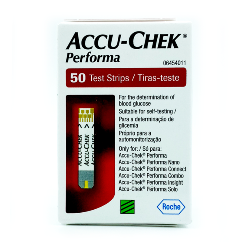 Kit De 100 Tiras Reactivas Accu-chek Performa