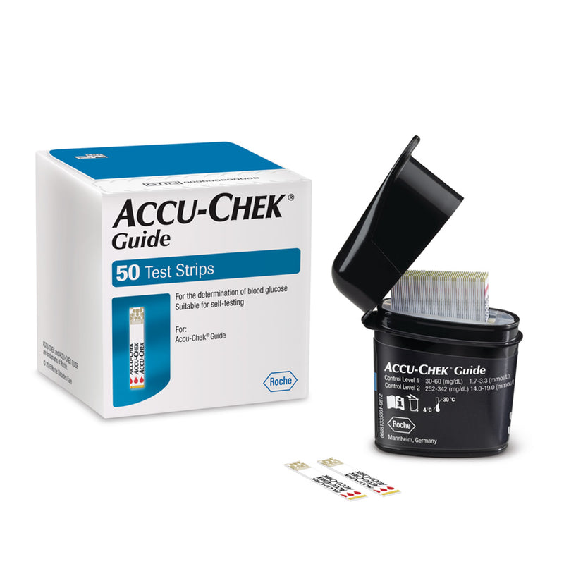 Kit De 100 Tiras Reactivas Accu-chek Guide