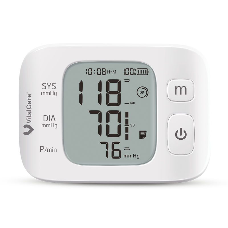 Baumanómetro digital de muñeca recargable con resultados por voz YE8300B