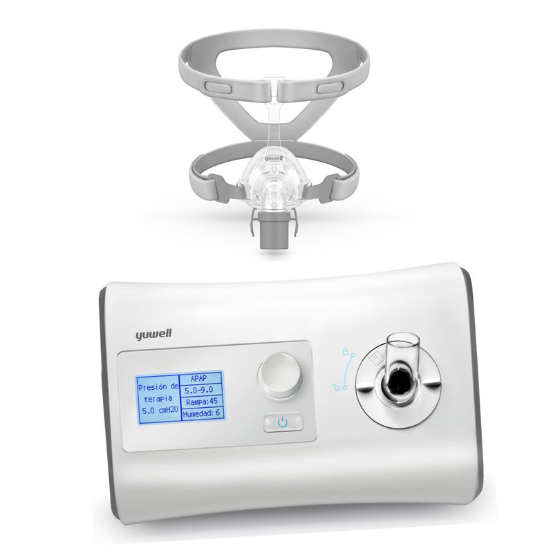 Cpap Fijo Yuwell Con WiFi y Mascarilla Nasal