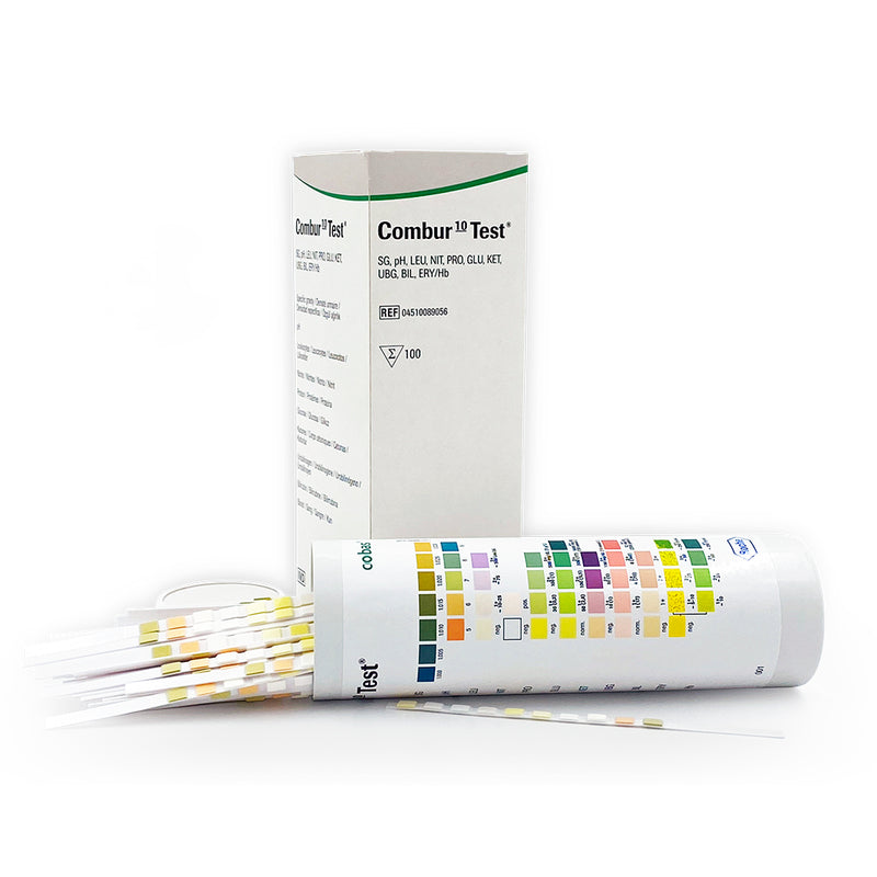 Combur 10 Test - 100 Tiras reactivas.