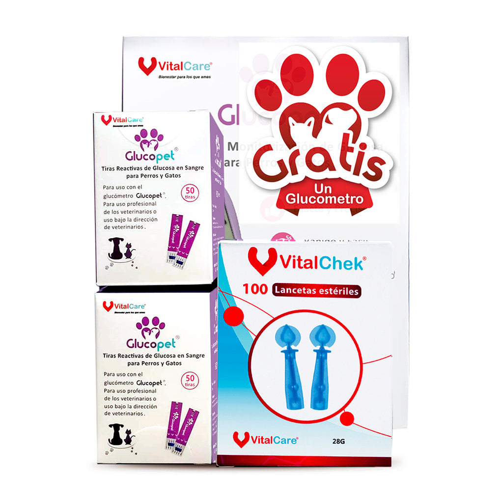 Glucopet Kit Glucómetro Veterinario Para Perros y Gatos — Dr.Care México