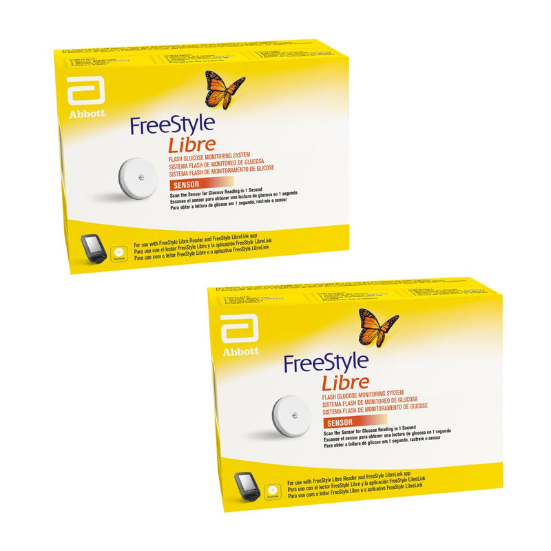 Kit De 2 Sensores Freestyle Libre Monitor de Glucosa Continuo