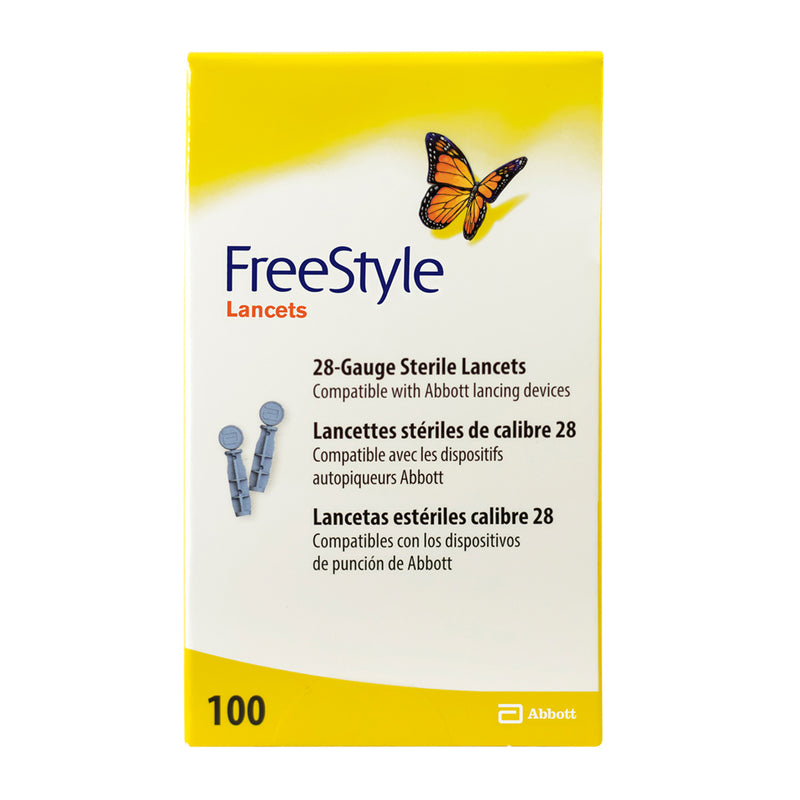 Lancetas Freestyle Con 100 Piezas