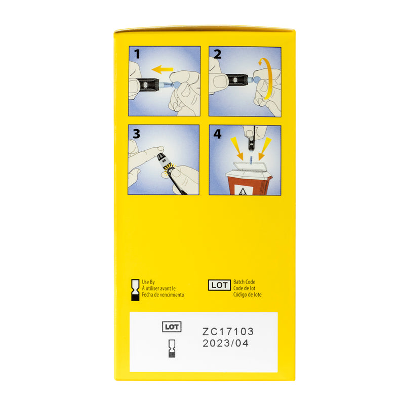 Lancetas Freestyle Con 100 Piezas