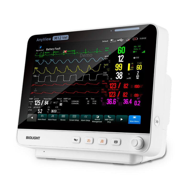 Monitor De Signos Vitales De Uso Veterinario M12