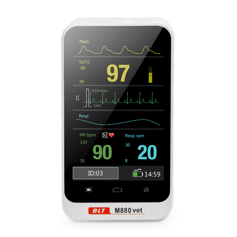 Monitor de signos vitales y Capnógrafo M880VET