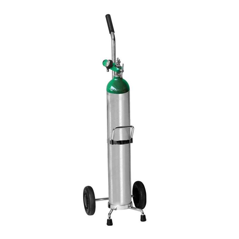 Tanque De Oxígeno De 682 Lts con Carrito, Vaso y Cánula