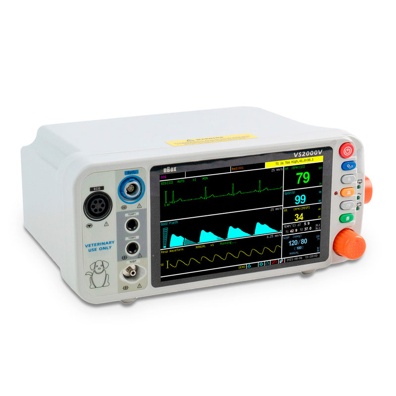 Monitor de signos vitales para animales