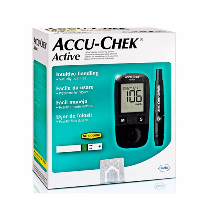 Kit Accu-Chek Active 50 Tiras + 50 Lancetas