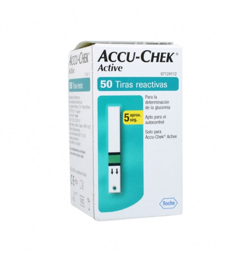 Kit Accu-Chek Active 50 Tiras + 50 Lancetas