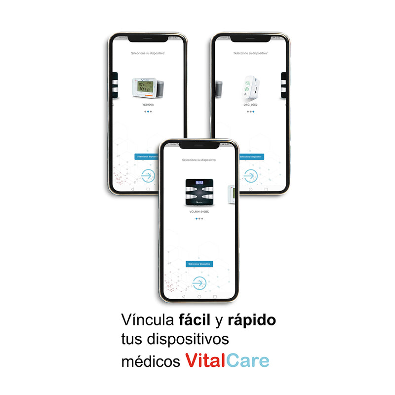 Baumanómetro de muñeca con Bluetooth YE8900A