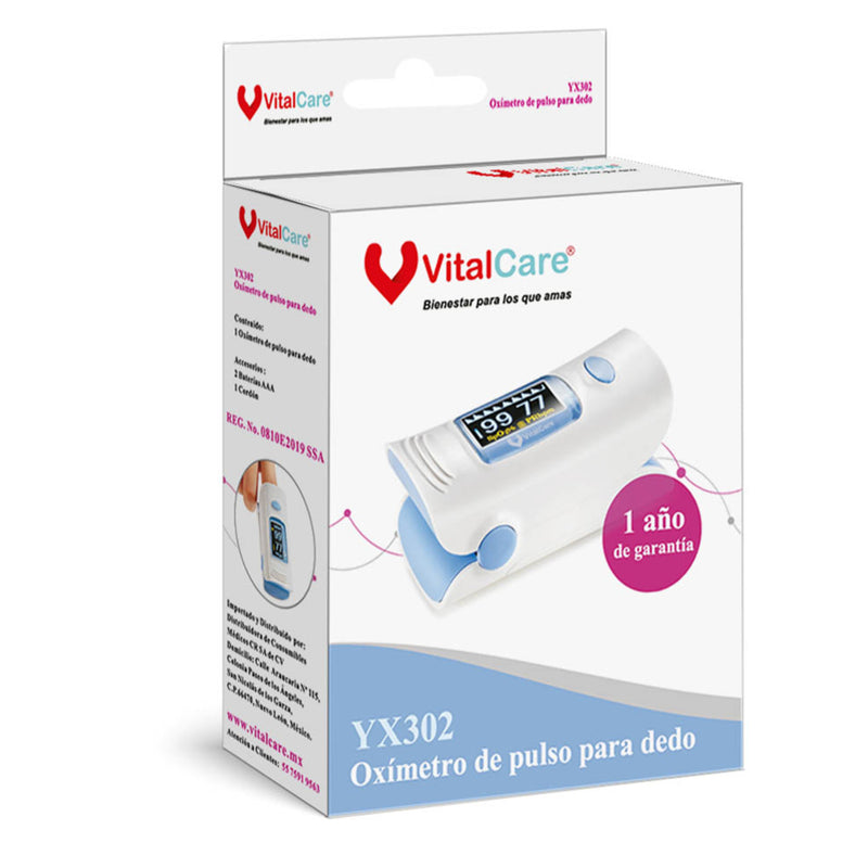 Oxímetro de pulso de dedo YX302