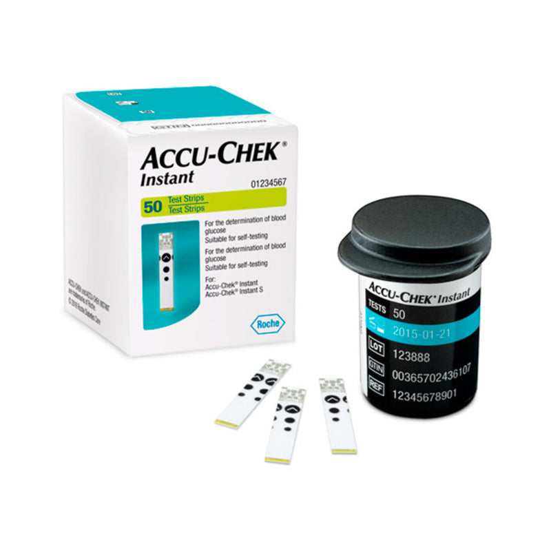 Kit De 100 Tiras Reactivas Accu-chek Instant